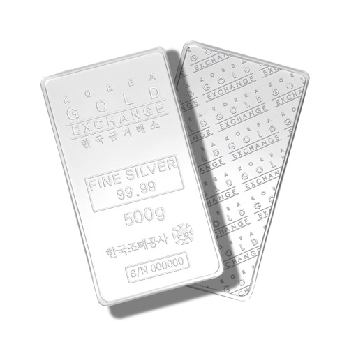 한국조폐공사 품질인증 실버바 500g